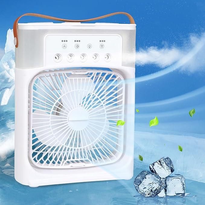 USB Electric Fan Air Cooler | Rechargeable Mini Desk Fan for Home & Office