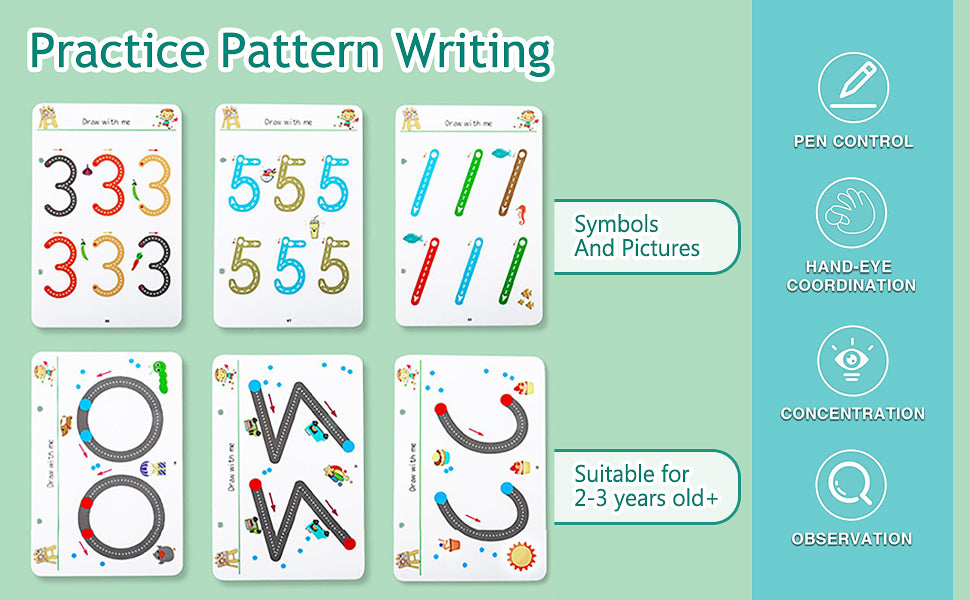 64 Page Reusable Tracing Book + 15000+ Free Printable Learning Worksheets! 📚✍️"Only @ 599/- Limited Time Offer