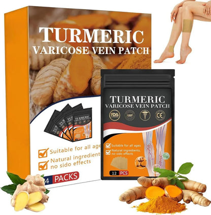 VeinEase™ –Turmeric Vein Patches for Varicose Relief (Pack of 10)