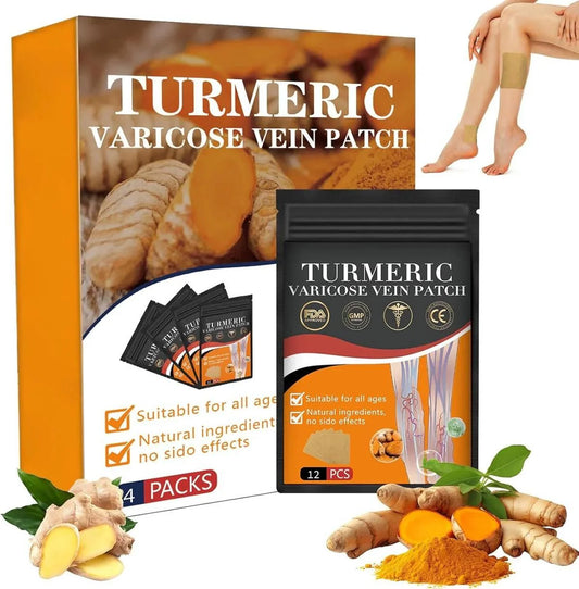 VeinEase™ –Turmeric Vein Patches for Varicose Relief (Pack of 10)