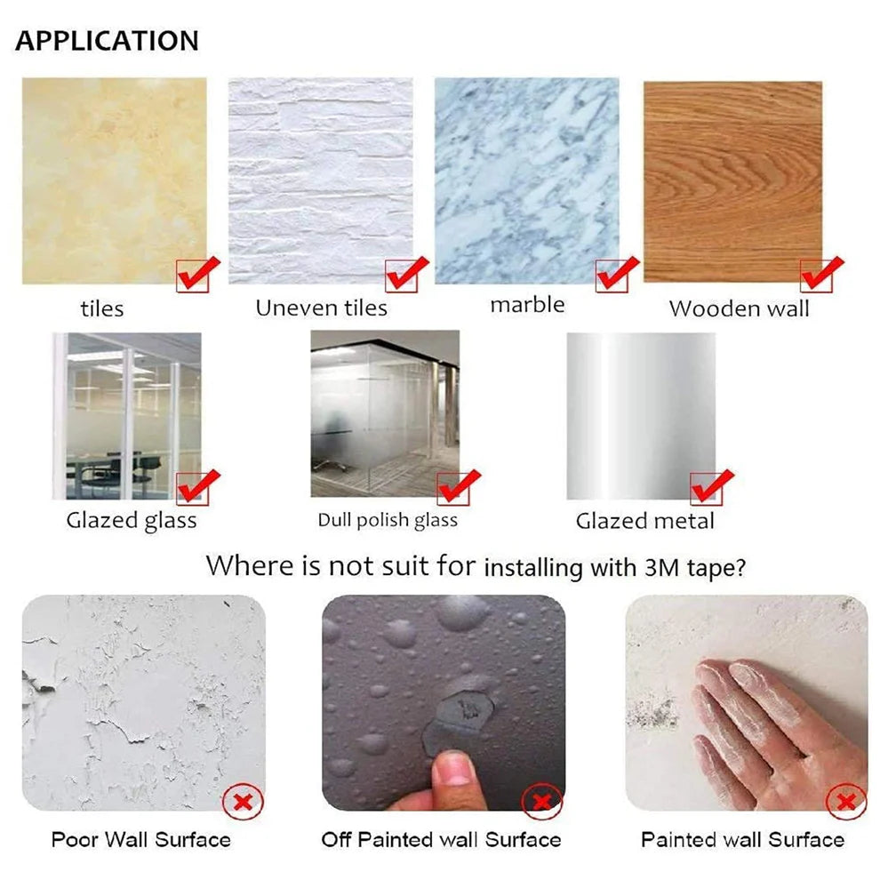 Heavy Duty Wall Hooks Combo for Home and Office | 20 Screw Hooks + 20 Adhesive Flower Sticker Hooks Free