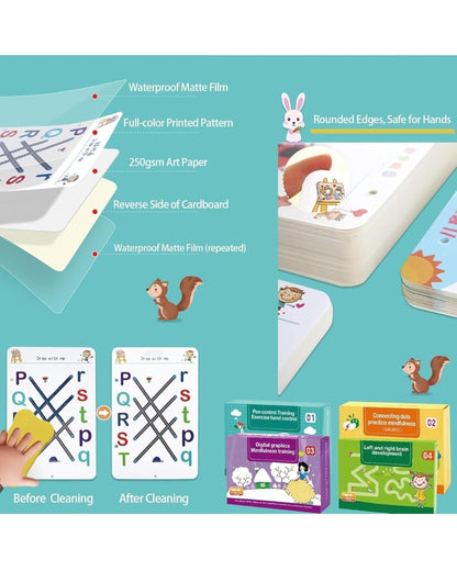 64 Page Reusable Tracing Book + 15000+ Free Printable Learning Worksheets! 📚✍️"Only @ 599/- Limited Time Offer