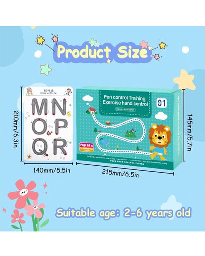 64 Page Reusable Tracing Book + 15000+ Free Printable Learning Worksheets! 📚✍️"Only @ 599/- Limited Time Offer