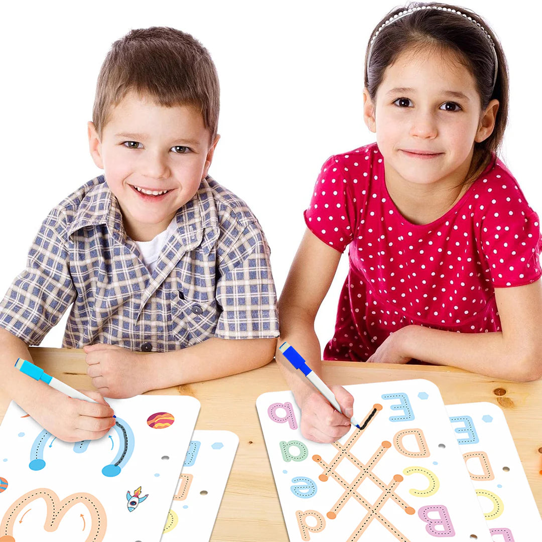 64 Page Reusable Tracing Book + 15000+ Free Printable Learning Worksheets! 📚✍️"Only @ 599/- Limited Time Offer